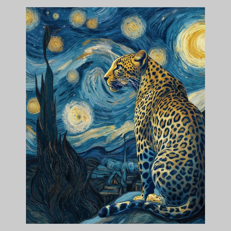 Leopard Van Gogh