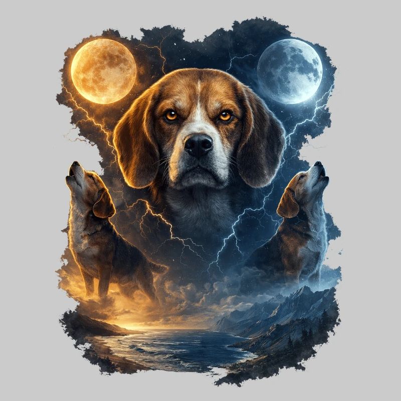 Moon Beagle Night Magic Beagle