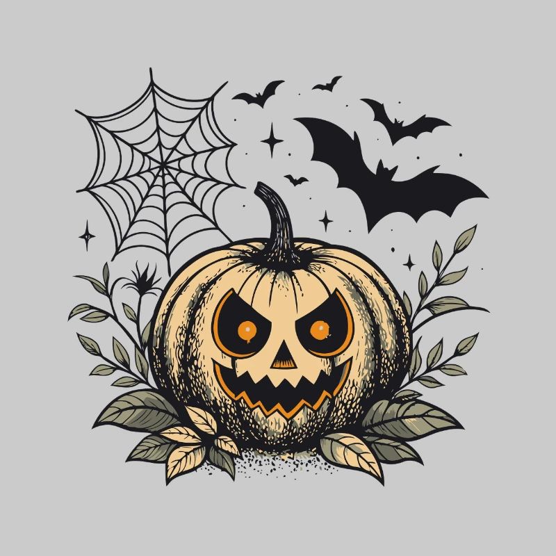 Evil Halloween Pumpkin