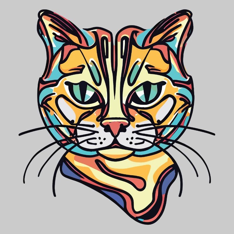 Bunte Katze