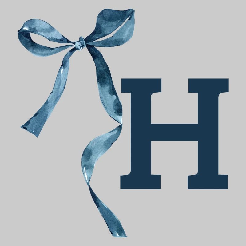 Monogram h Geschenkidee