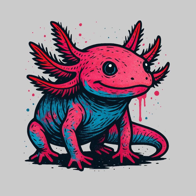 Neon Axolotl Spritzer