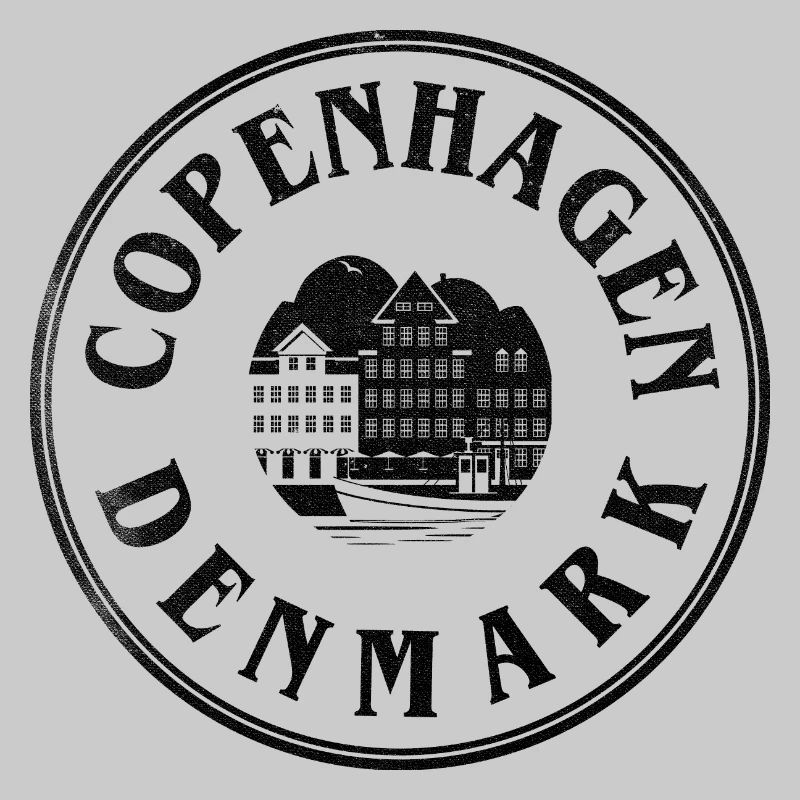 Copenhague, Danemark – Emblème du front de mer