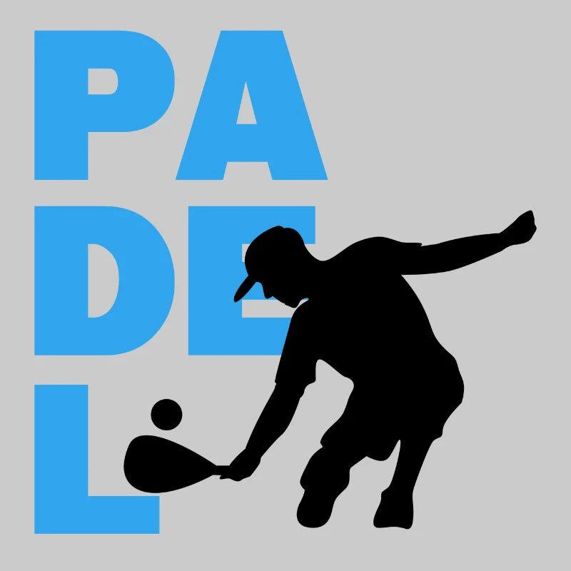 Padelspiel Spiler Statement Bälle Schläger Padel