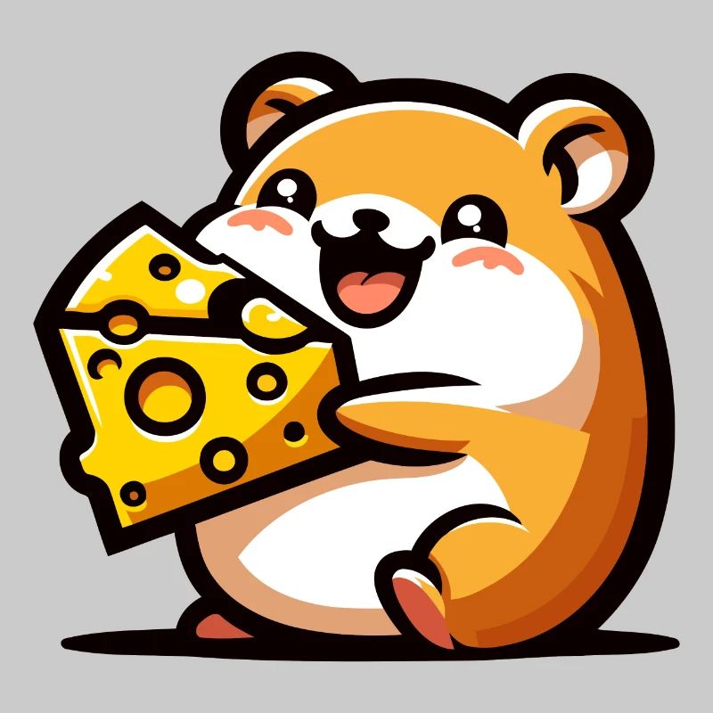 Cheesy Chomper: Der entzückende Hamster