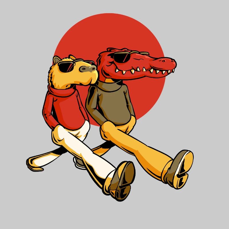 Capybara et Gator