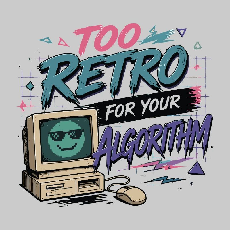 Retro Computer Algorithm Vintage Humor