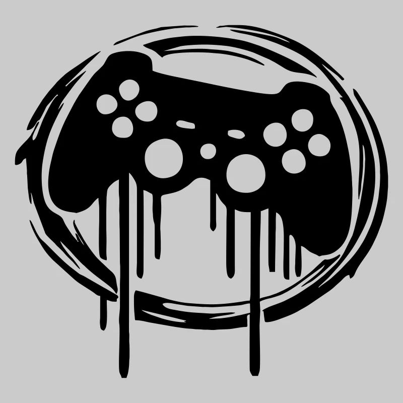 Gaming Controller Circle Pattern