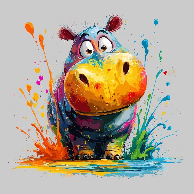 Bunter Hippo Splash