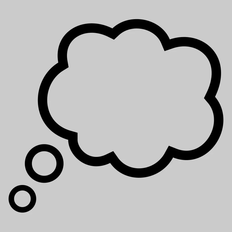 Thinking Bubble Comic Pensée Bulle Bulle Pensées