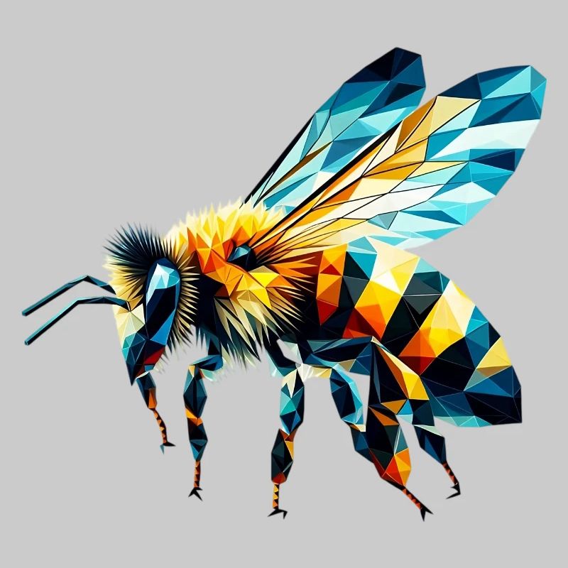 Abeille polygonale