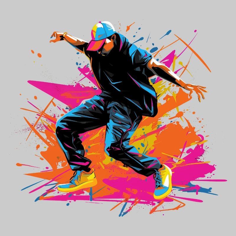 Synthwave rétro B Boy
