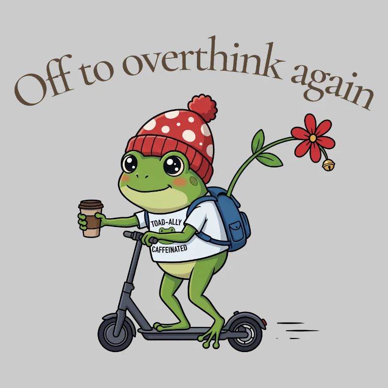 Toad-ally caffeinated frog