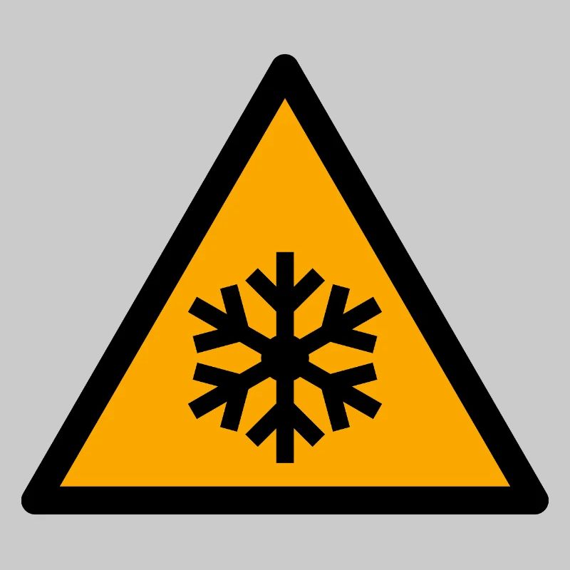 Glacé | Flocon de neige en triangle