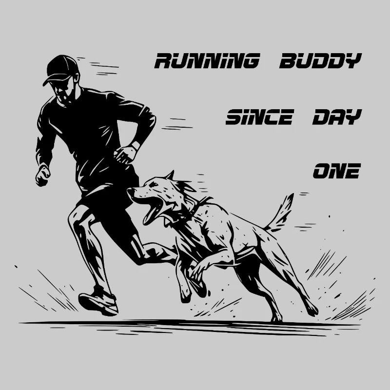 Jogging avec un compagnon de course canin