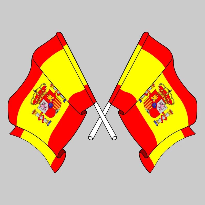 Two flags Spain