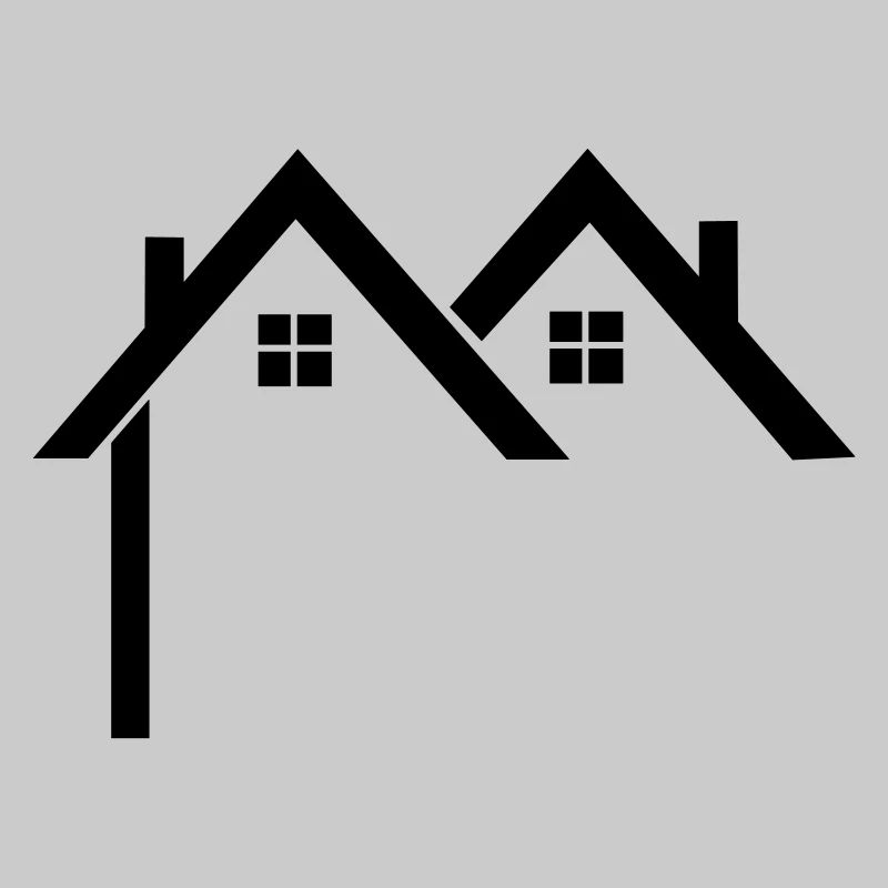 Wohngebiet Logo Häuser