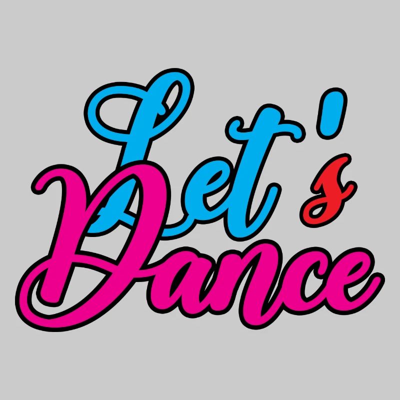 Design de danse joyeux avec splendeur de couleurs