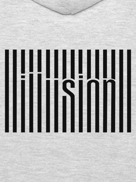 Illusion Barcode Textkunst