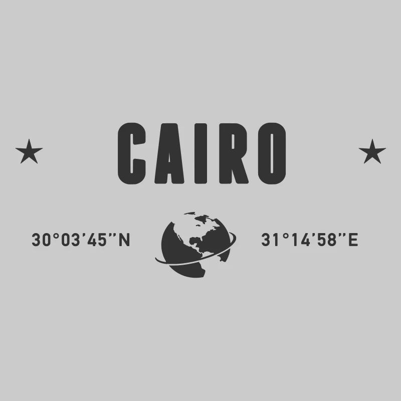 Cairo Egypt Coordinates Planet Earth