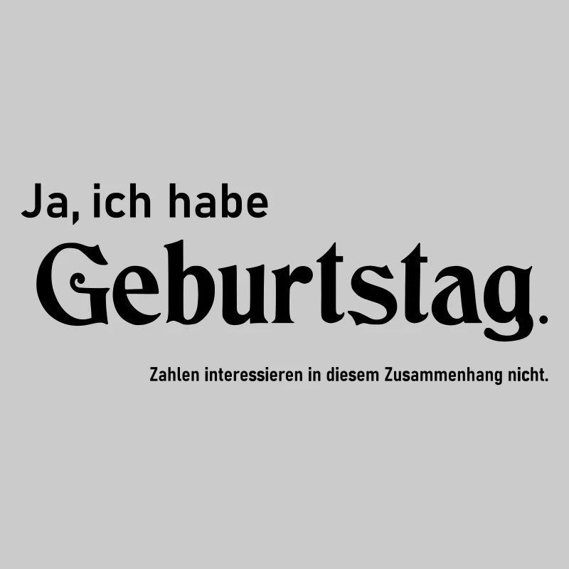 Ja Geburtstag