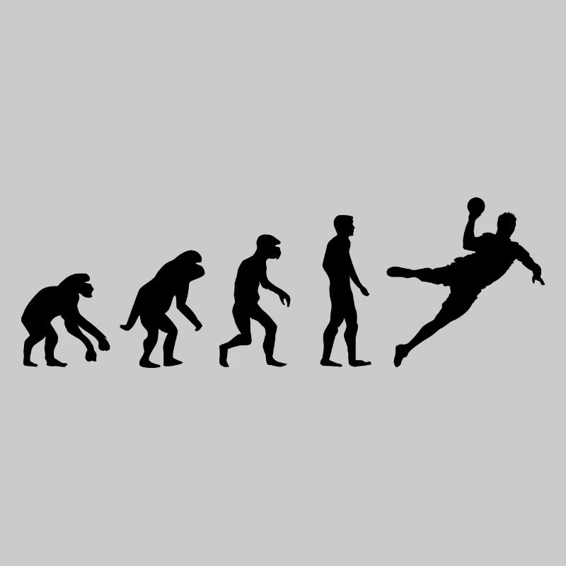 Evolution Handball lustig Design Mannschaft icon