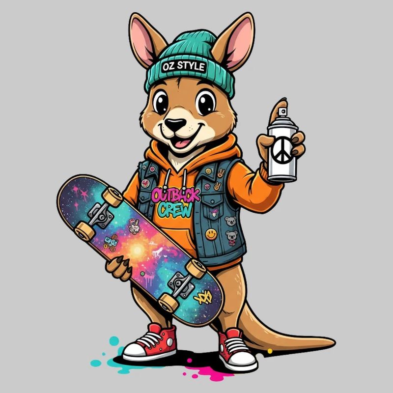 Kangaroo Sk8 Crew Oz Style