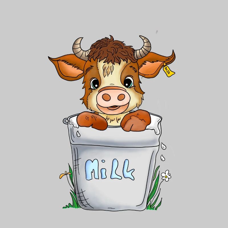 Vache joyeuse