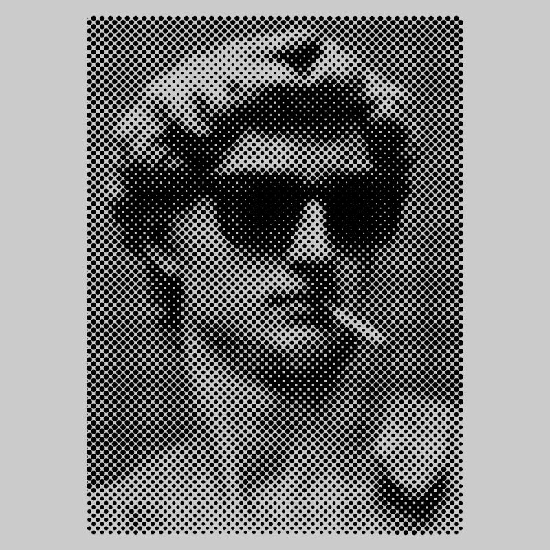 David Michelangelo raucht eine Zigarette
