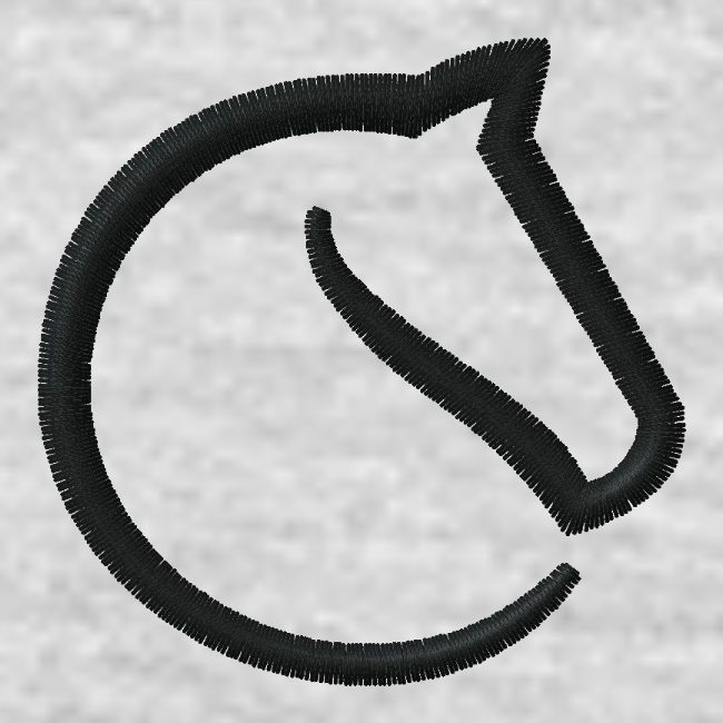 black lichess logo