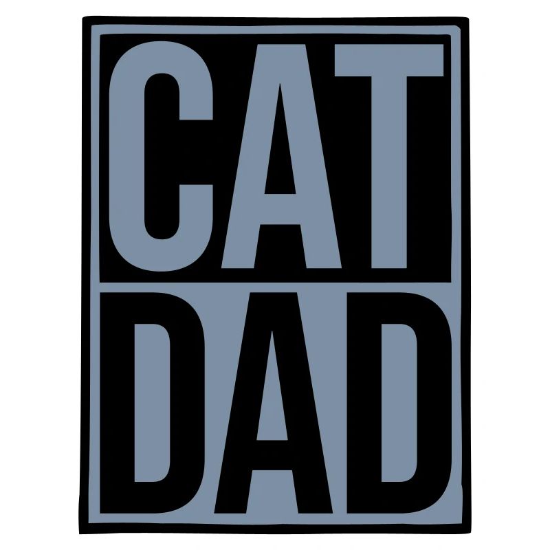 Shield Cat Dad Logo