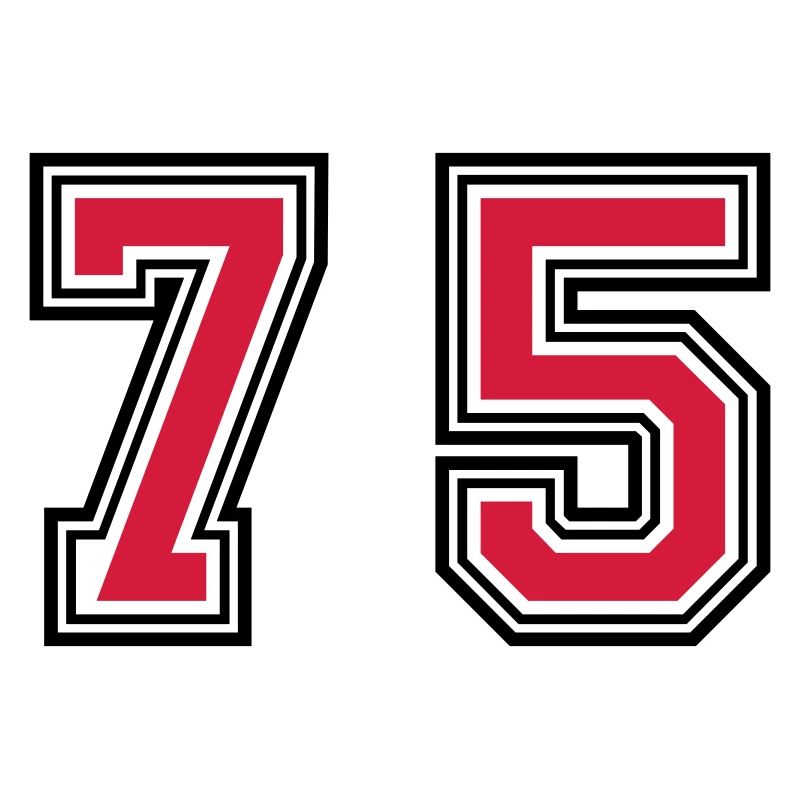 75 Symbole numérique