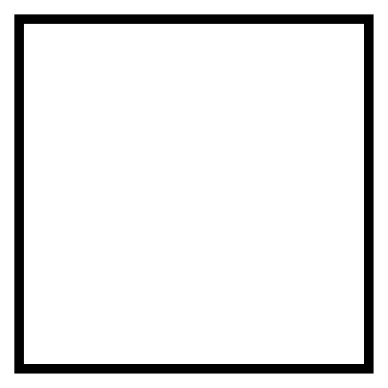 Math symbol - square