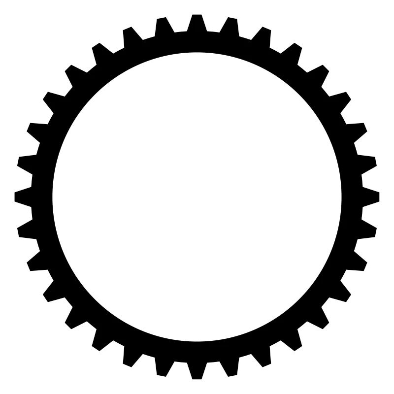 mechanical gear mechanical round serrated clockwork