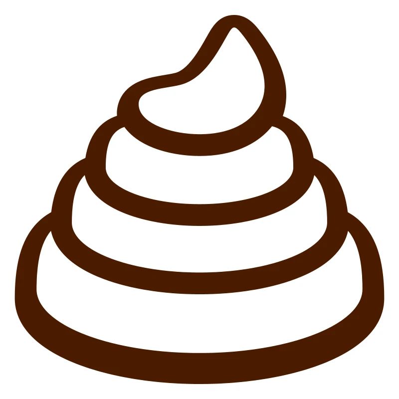 Disgusting big poop pile