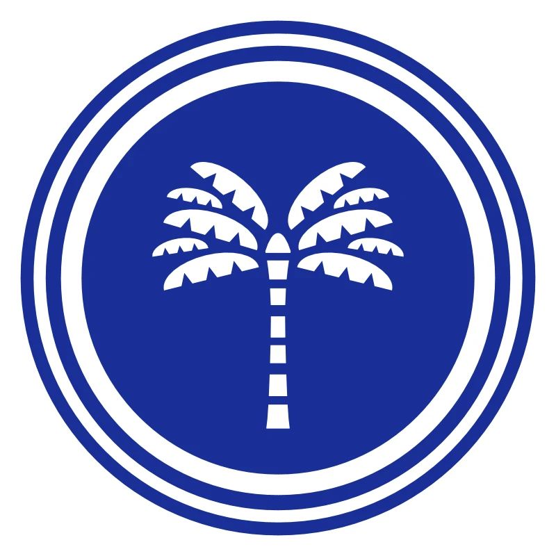 Palm tree symbol