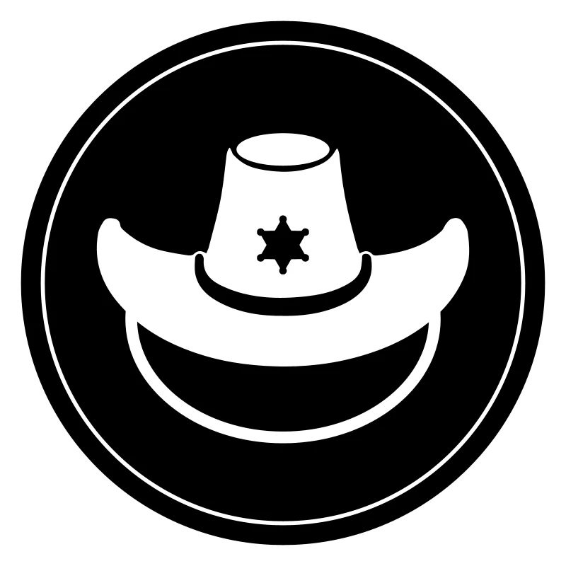 Cowboy kopf western