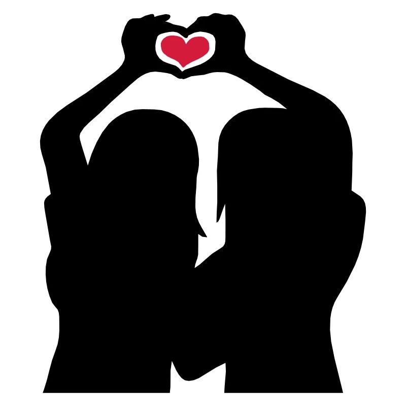 Handherz Silhouette Copines