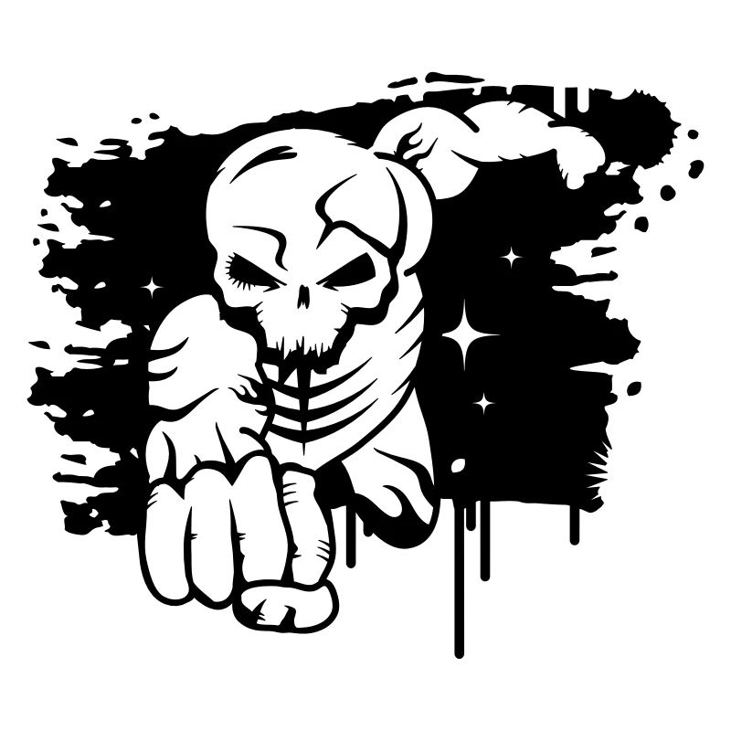 Ein toter Superheld Graffiti