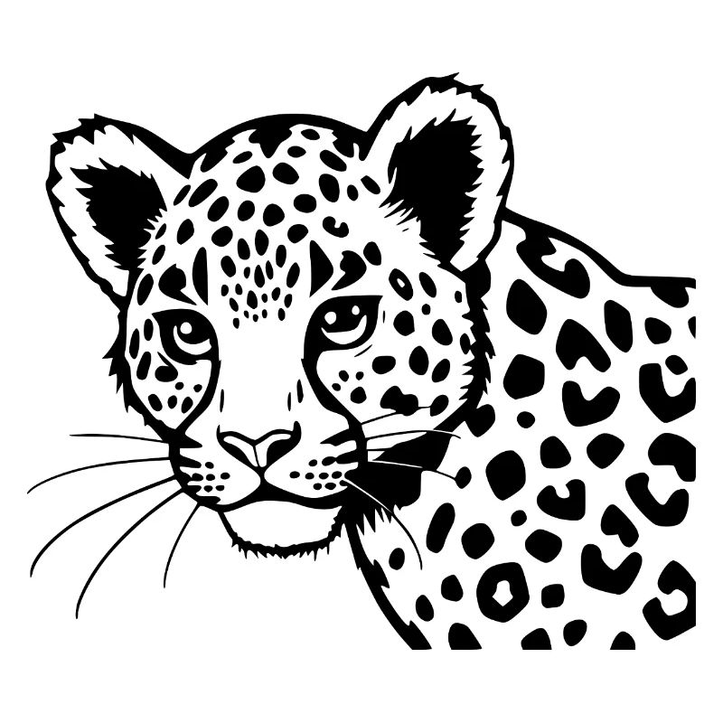 Leopard schwarz Geschenk Weihnachten 