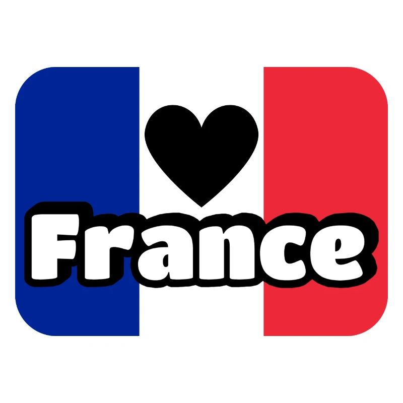 French flag blue white red