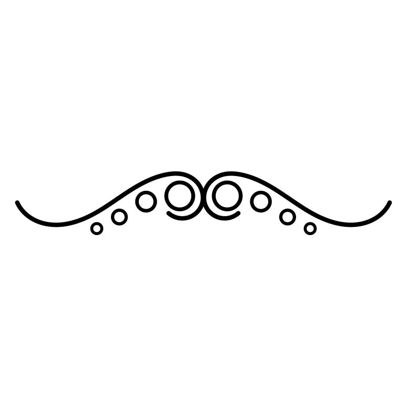 Frills Line Points Wavy Line Decorative