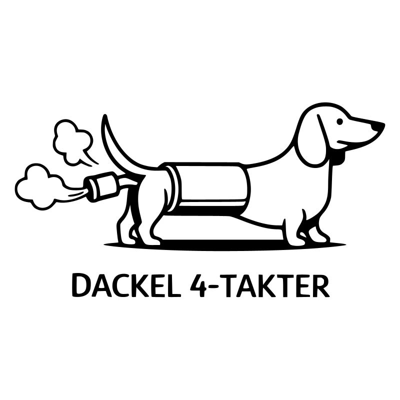 dackel viertakter gassi