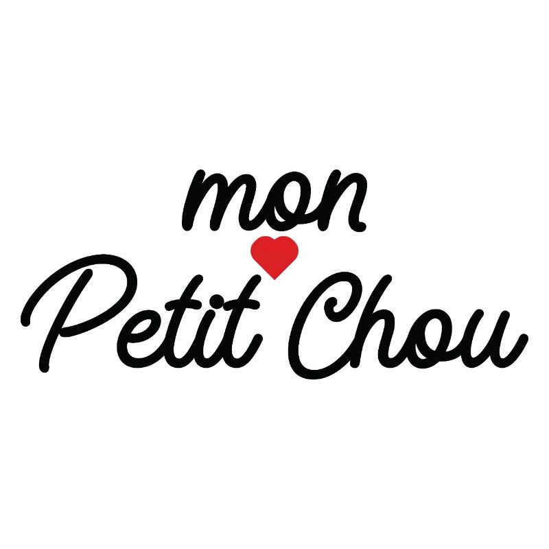 Mon Petit Chou Script Coeur