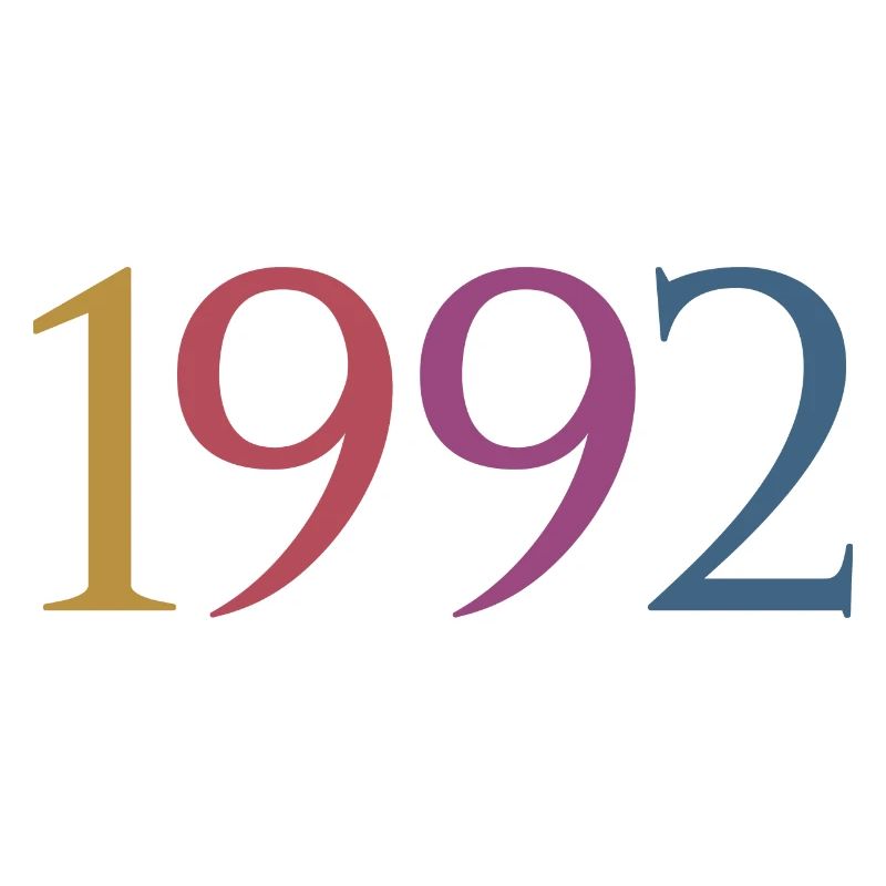 Année 1992, 30 ans, cadeau de 30e anniversaire