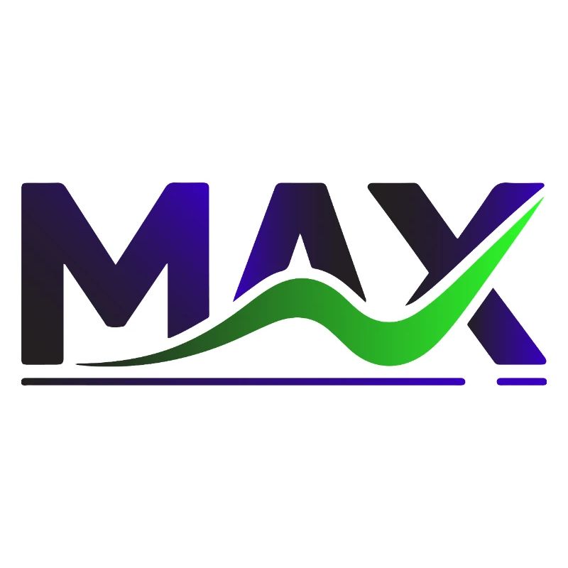 MAX Wave Gradient Logo Tee