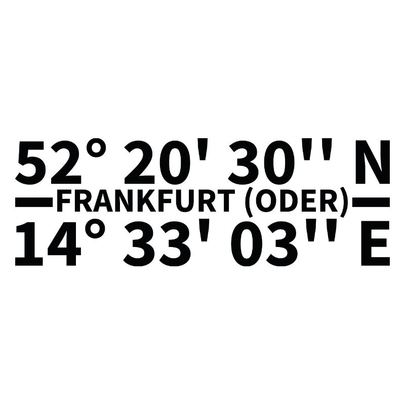 Frankfurt (Oder) Koordinaten