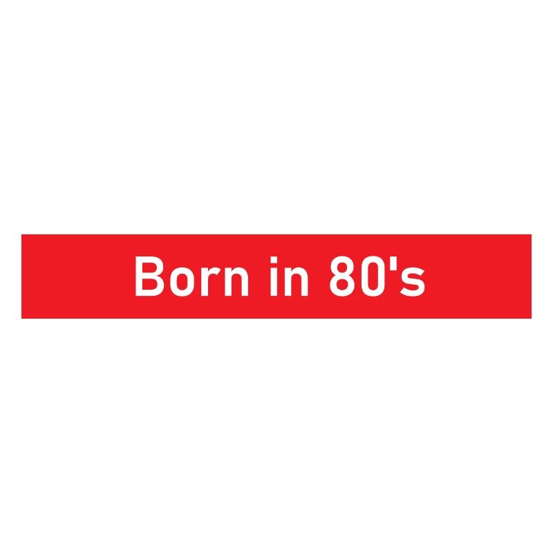 Né dans les années 80