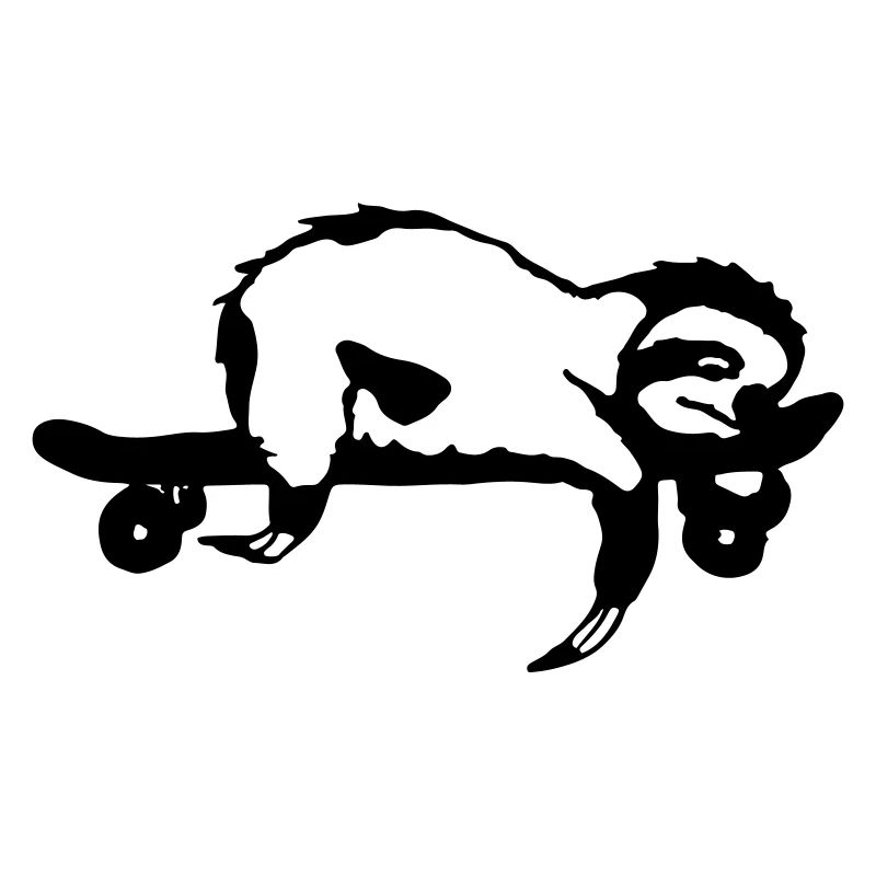 Faultier Skateboard Geschenkidee