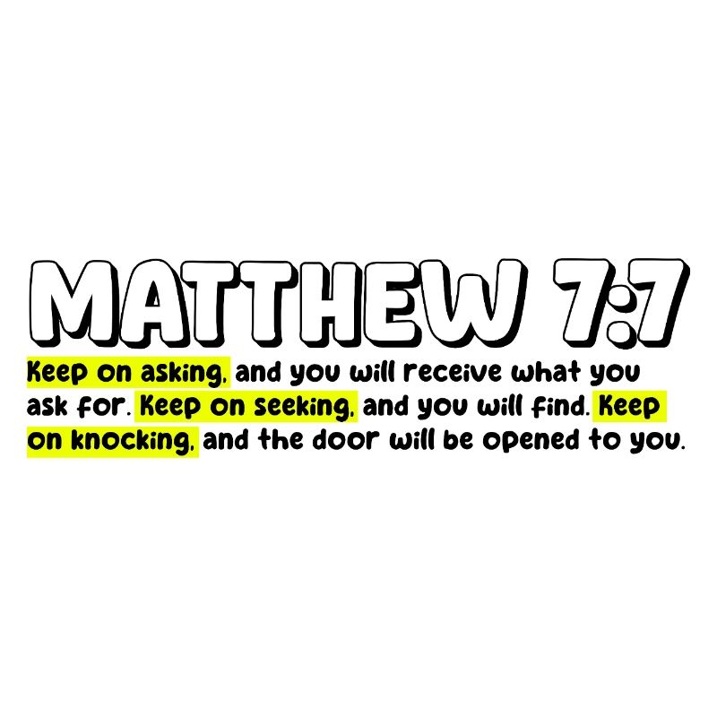 Matthäus 7:7 | Bibelzitat